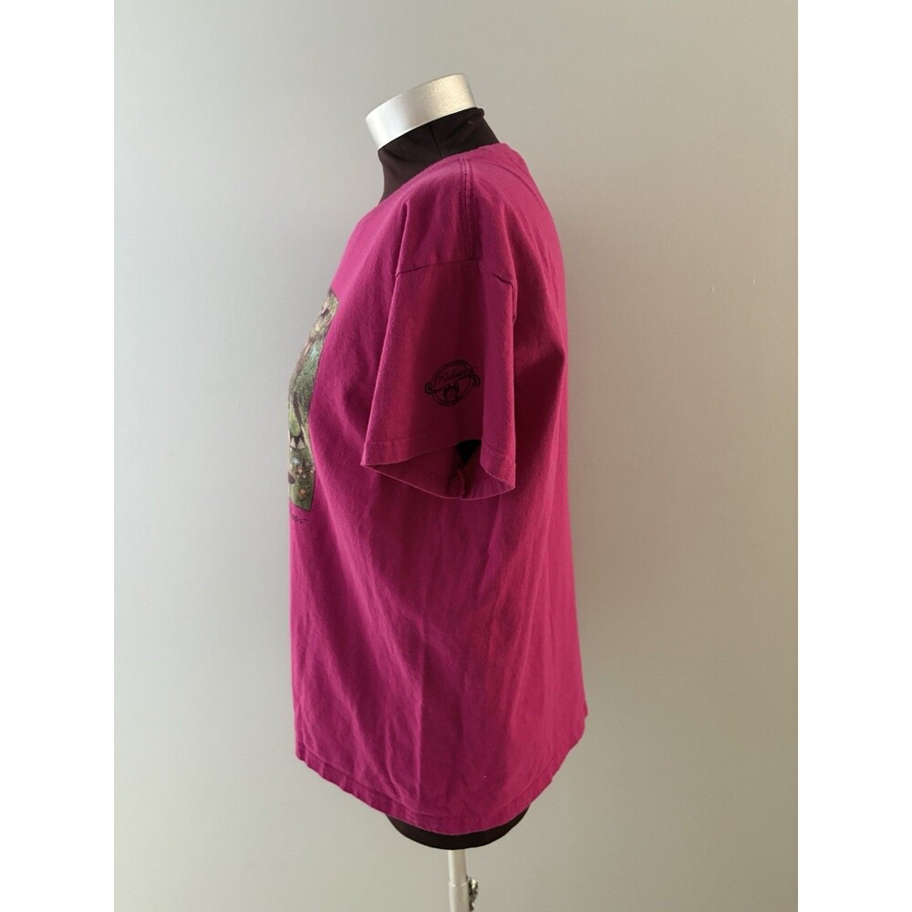 Crazy Shirts Shirt Size XL Magenta Pink Dancing Cats Fun Angel Forest - Picture 7 of 16